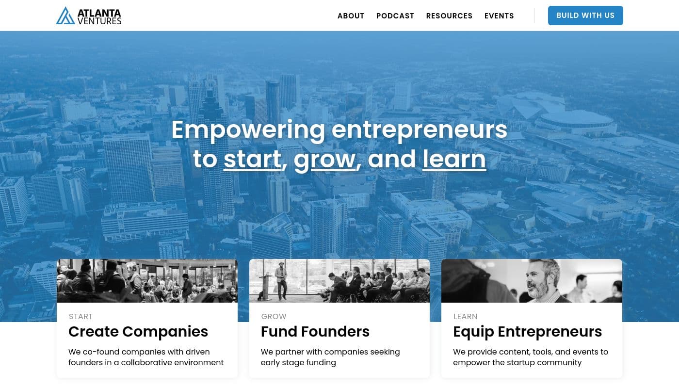 Atlanta Ventures banner